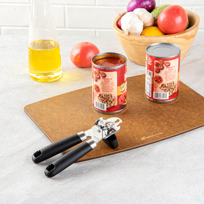 Comfy Grip Black Stainless Steel Can Opener - 7 3/4" x 2" x 2 1/4" - 1 count box
