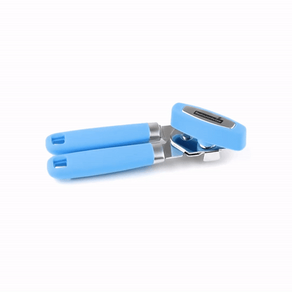 Comfy Grip Blue Stainless Steel Can Opener - 7 3/4" x 2" x 2" - 1 count box
