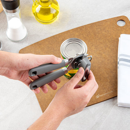 Comfy Grip Gray Stainless Steel Can Opener - 7 3/4" x 2" x 2" - 1 count box