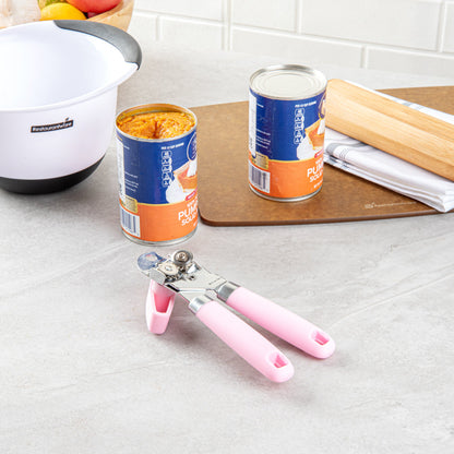 Comfy Grip Pink Stainless Steel Can Opener - 7 3/4" x 2" x 2 1/4" - 1 count box