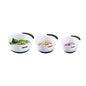 Comfy Grip White Plastic 3-Piece Mixing Bowl Set - with Pour Spout - 1 count box