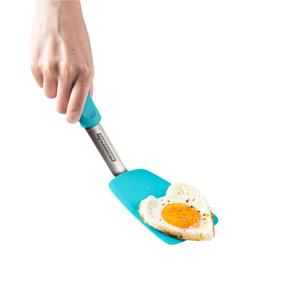 Comfy Grip Turquoise Silicone Solid Turner - 12" - 1 count box