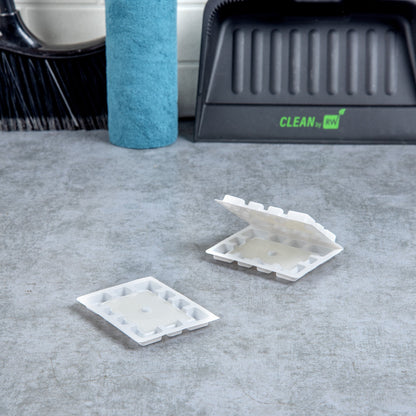 Pest Tek Plastic Mouse Glue Trap - Set of 4 - 4 1/2" x 3 1/4" x 1/2" - 10 count box