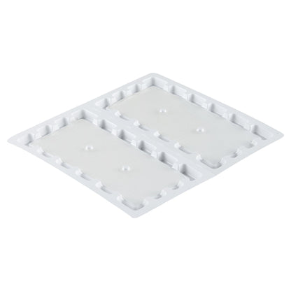 Pest Tek Plastic Mouse / Rat Glue Trap - Set of 2 - 8 1/4" x 4 1/4" x 1" - 1 count box