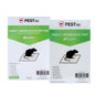 Pest Tek Paper Insect / Mouse Glue Board Trap - Set of 2 - 8 1/4" x 5 1/4" - 1 count box