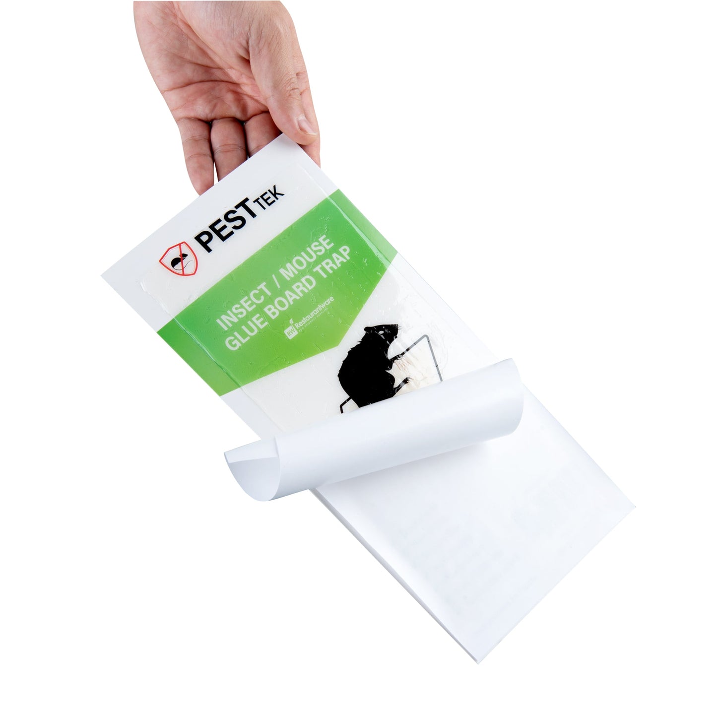 Pest Tek Paper Insect / Mouse Glue Board Trap - Set of 24 - 11" x 5 1/4" - 1 count box