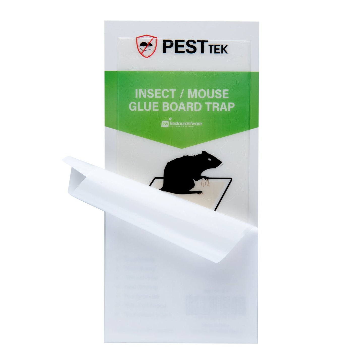 Pest Tek Paper Insect / Mouse Glue Board Trap - Set of 24 - 11" x 5 1/4" - 1 count box