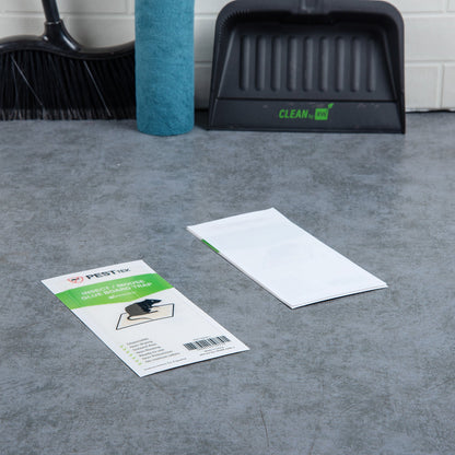 Pest Tek Paper Insect / Mouse Glue Board Trap - Set of 24 - 11" x 5 1/4" - 10 count box