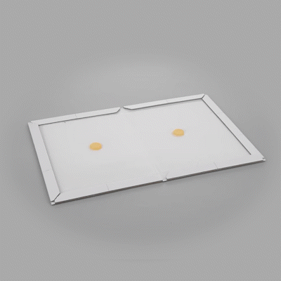 Pest Tek Paper Glue Board Trap - for Rat, Mouse, Snake and Roach - 8 1/2" x 6 1/2" x 1/2" - 10 count box
