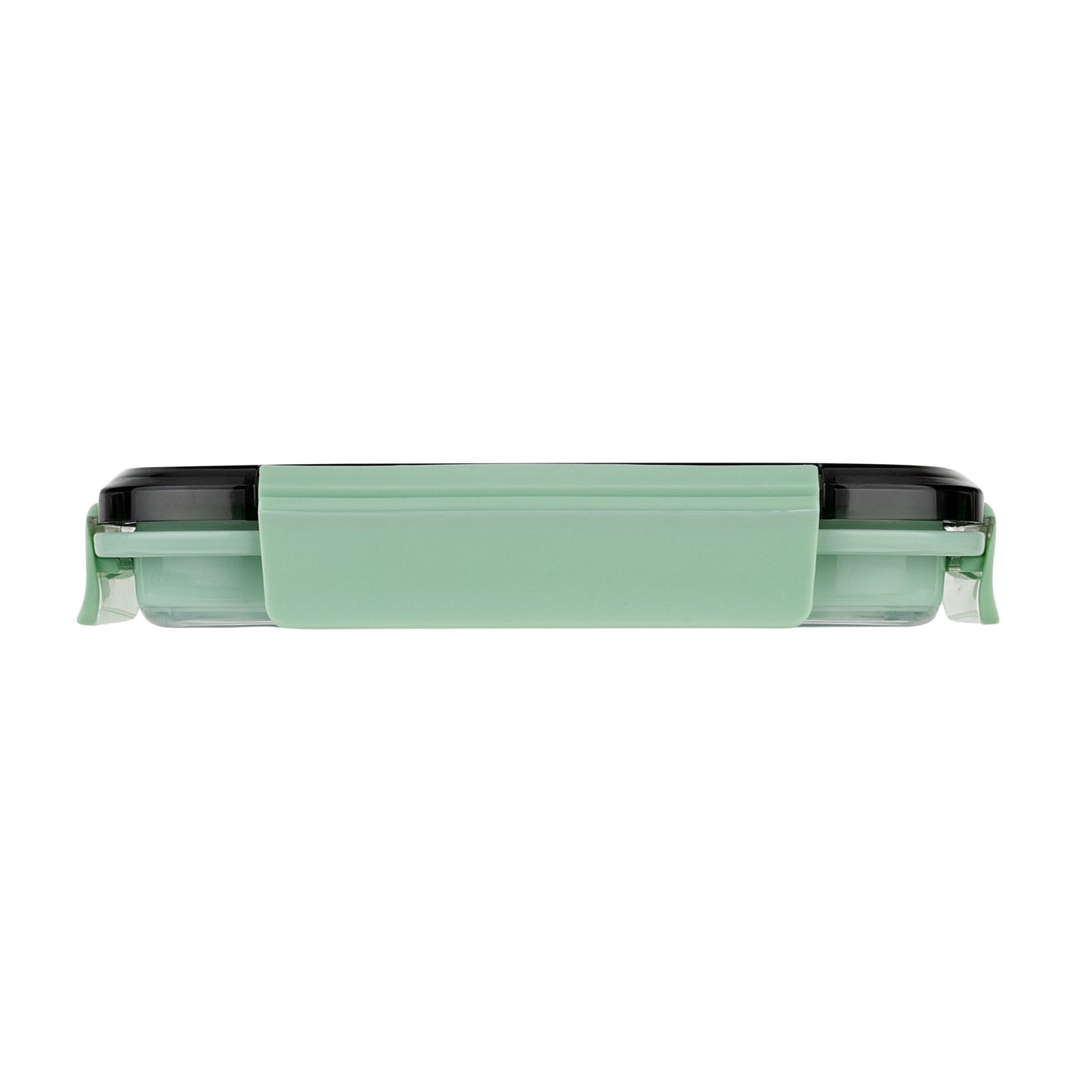 Fresh Hero 27 oz Green Plastic Airtight Food Storage Container - with Vented Lid, Collapsible - 7 1/4" x 5 1/2" x 2 3/4" - 1 count box