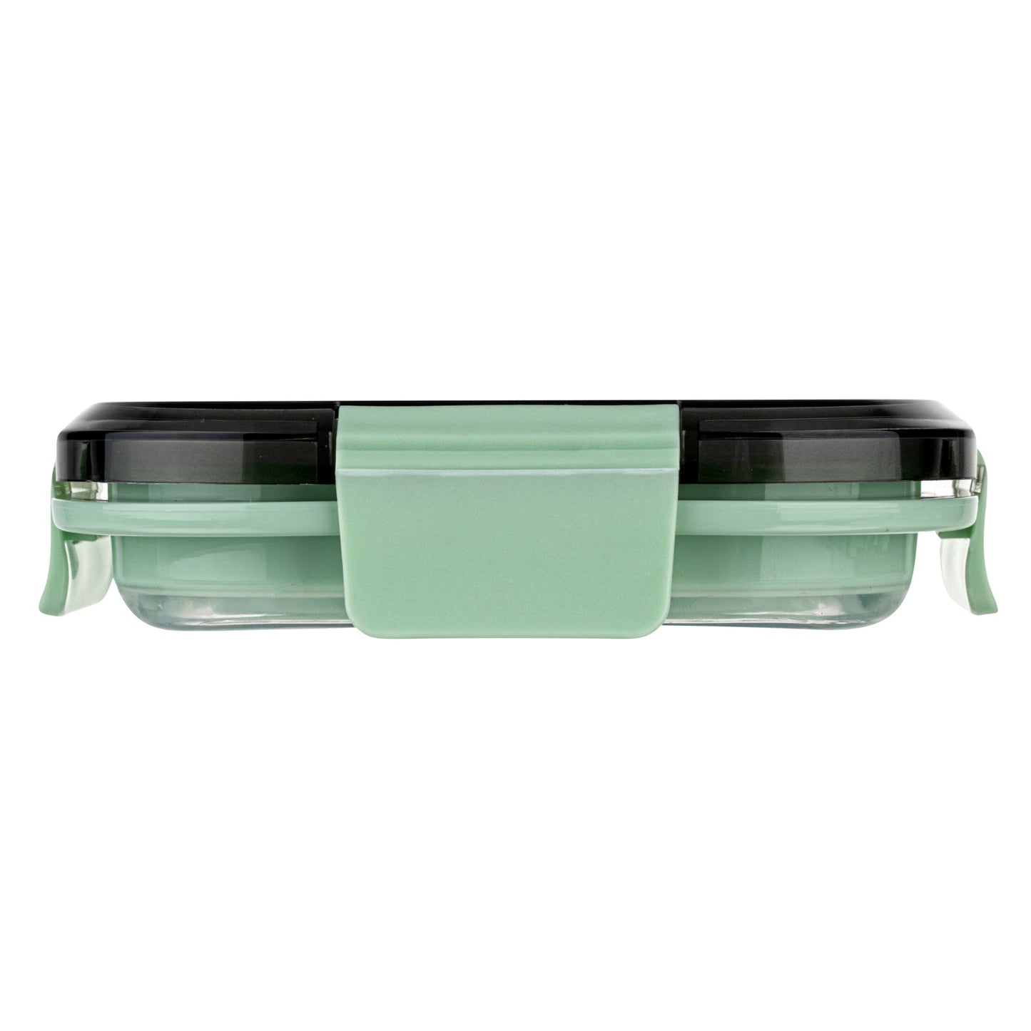 Fresh Hero 17 oz Green Plastic Airtight Food Storage Container - with Vented Lid, Collapsible - 5 1/2" x 5 1/2" x 2 3/4" - 20 count box