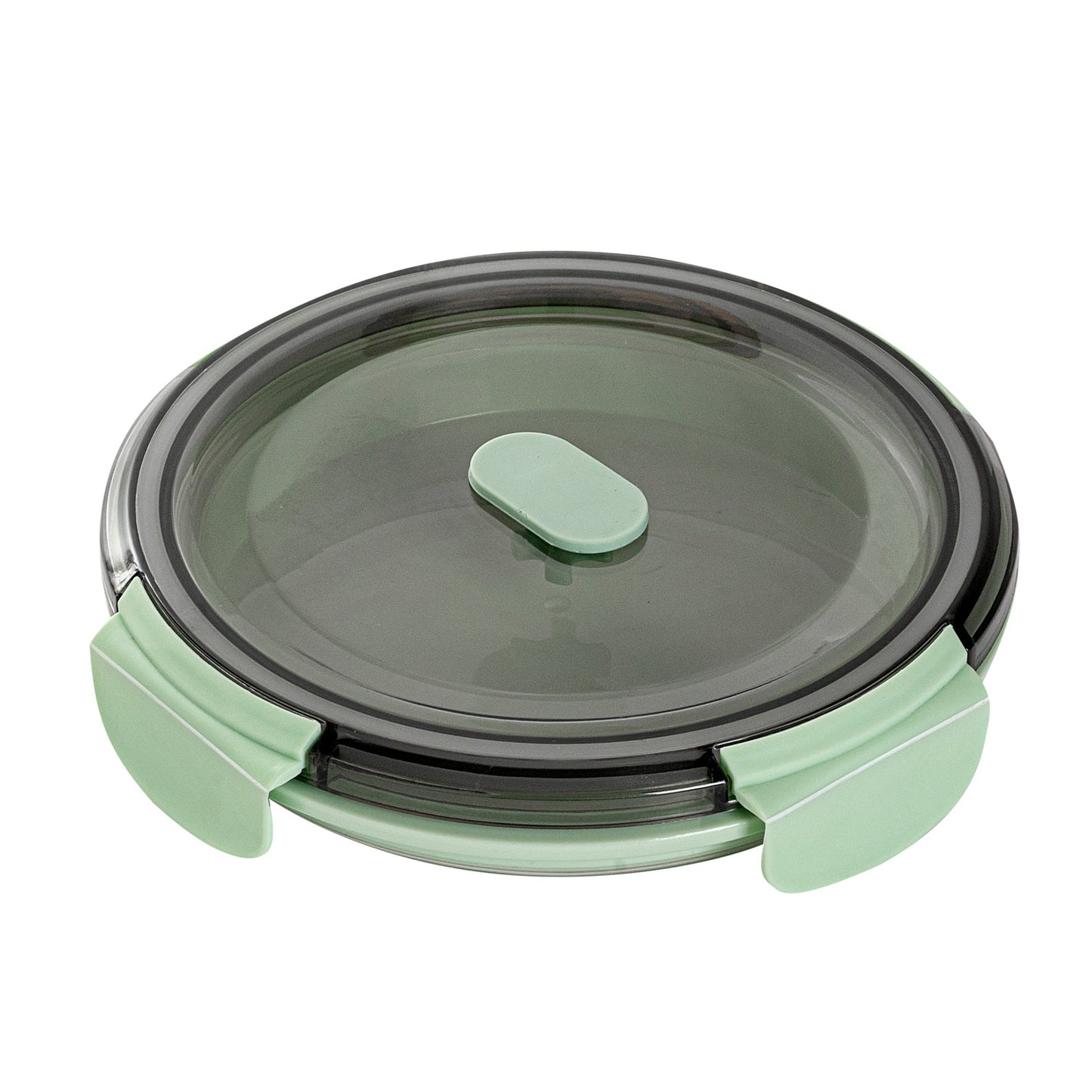 Fresh Hero 27 oz Green Plastic Airtight Food Storage Container - with Vented Lid, Collapsible - 6 3/4" x 6 3/4" x 2 3/4" - 1 count box