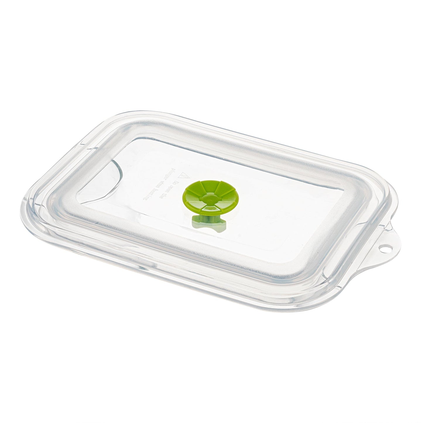 Fresh Hero 32 oz Green Silicone Airtight Food Storage Container - with Vented Lid, Collapsible - 7 3/4" x 5 1/2" x 2 3/4" - 20 count box