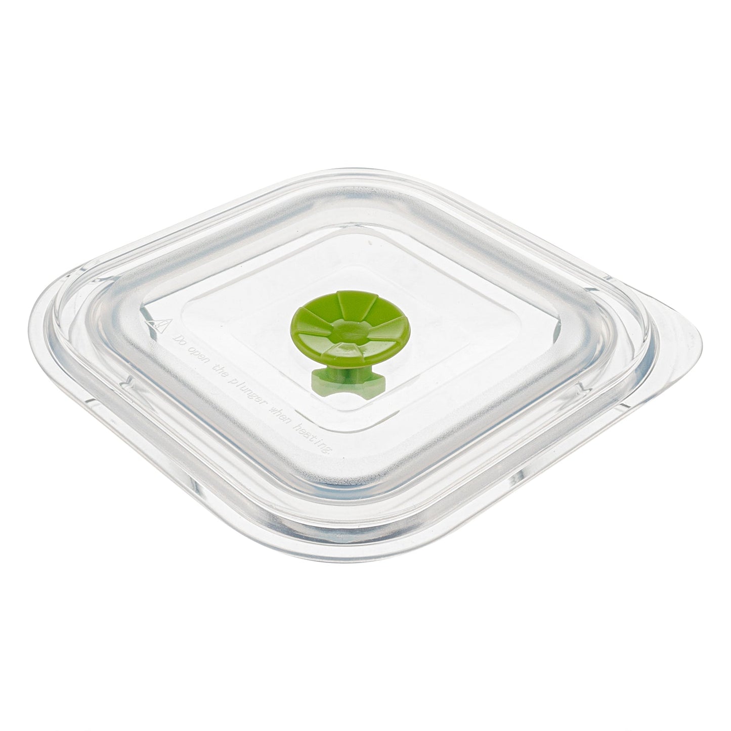 Fresh Hero 16 oz Green Silicone Airtight Food Storage Container - with Vented Lid, Collapsible - 5 1/4" x 5 1/4" x 2 3/4" - 20 count box