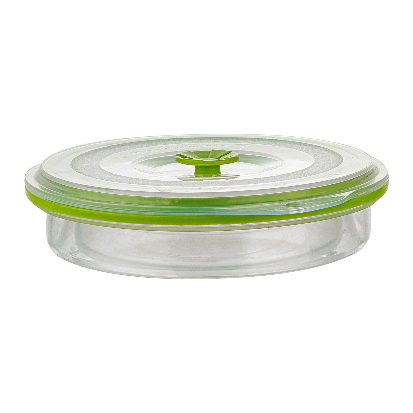 Fresh Hero 31 oz Green Silicone Airtight Food Storage Container - with Vented Lid, Collapsible - 7" x 7" x 3" - 1 count box
