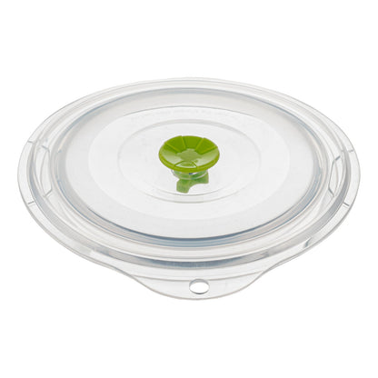 Fresh Hero 31 oz Green Silicone Airtight Food Storage Container - with Vented Lid, Collapsible - 7" x 7" x 3" - 1 count box