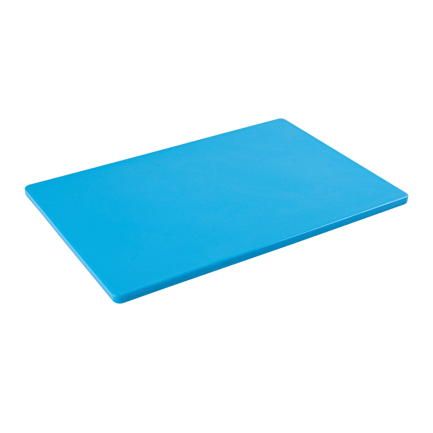 Chef 101 Blue Plastic Cutting Board - 18" x 12" - 1 count box