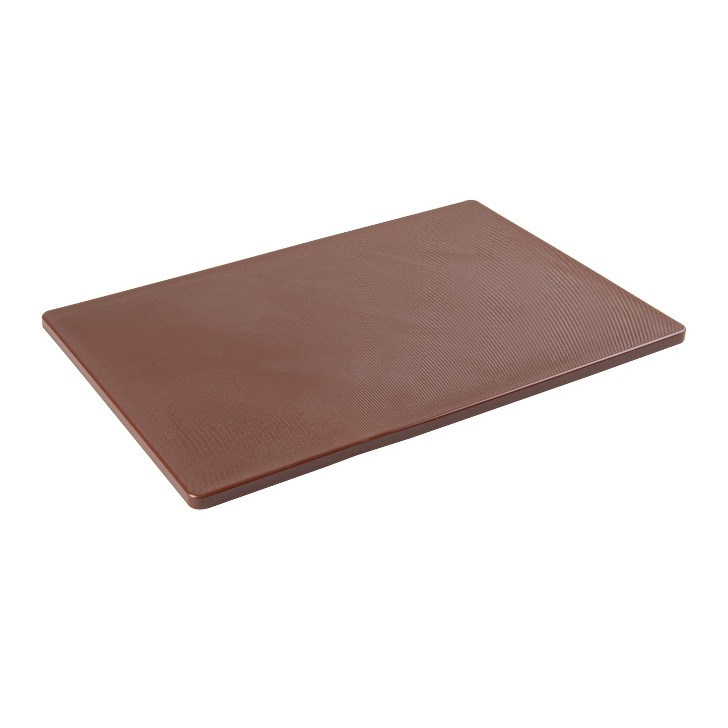 Chef 101 Brown Plastic Cutting Board - 18" x 12" - 10 count box