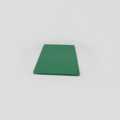 Chef 101 Green Plastic Cutting Board - 18" x 12" - 10 count box