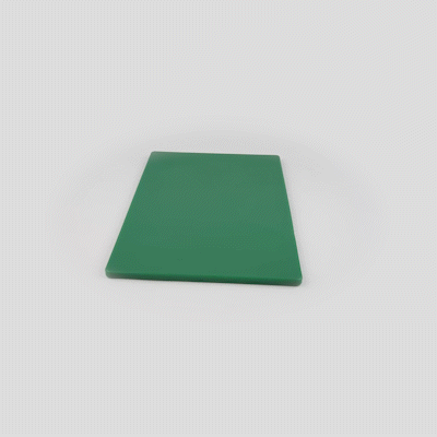 Chef 101 Green Plastic Cutting Board - 20" x 15" - 1 count box