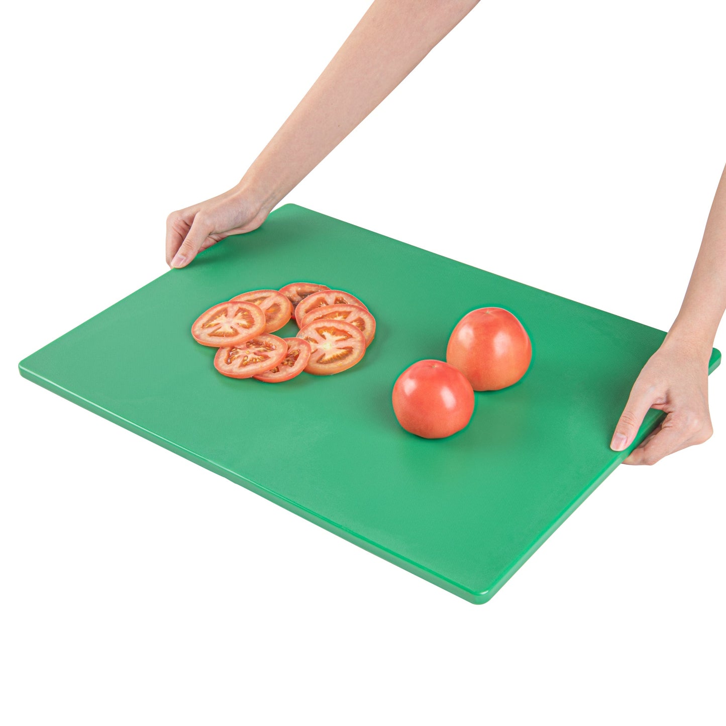 Chef 101 Green Plastic Cutting Board - 20" x 15" - 10 count box