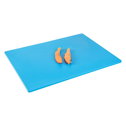 Chef 101 Blue Plastic Cutting Board - 24" x 18" - 1 count box