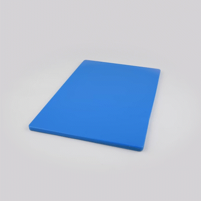 Chef 101 Blue Plastic Cutting Board - 24" x 18" - 10 count box