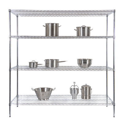 Chef 101 NSF Chrome Shelf - 24" x 72" - 4 count box