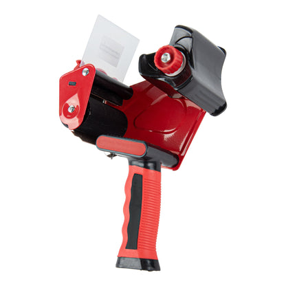 Handy Tek Red Tape Dispenser Gun - Rubber Handle - 3" - 1 count box