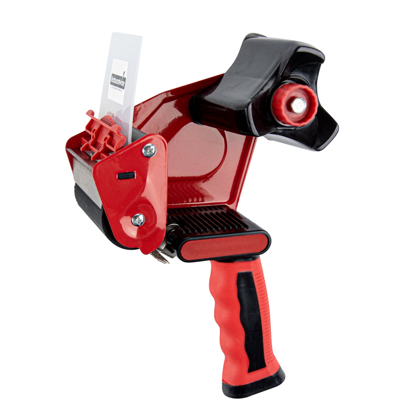 Handy Tek Red Tape Dispenser Gun - Rubber Handle - 3" - 1 count box