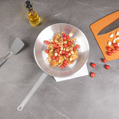 Met Lux Aluminum 14" Fry Pan - 6 count box