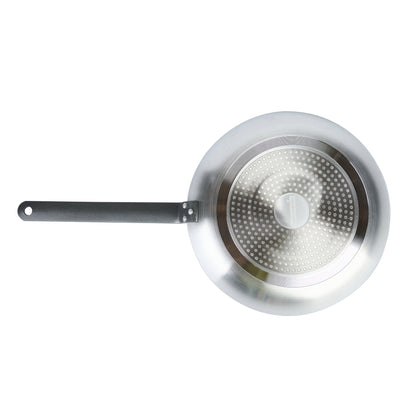 Met Lux Aluminum 12" Fry Pan - Non-Stick, Induction Ready, Heavy Duty - 6 count box
