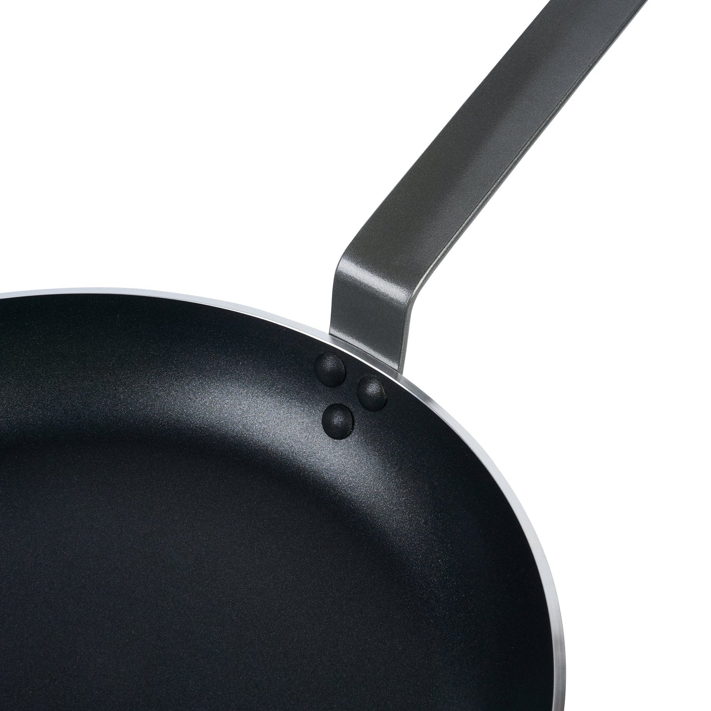 Met Lux Aluminum 12" Fry Pan - Non-Stick, Induction Ready, Heavy Duty - 6 count box