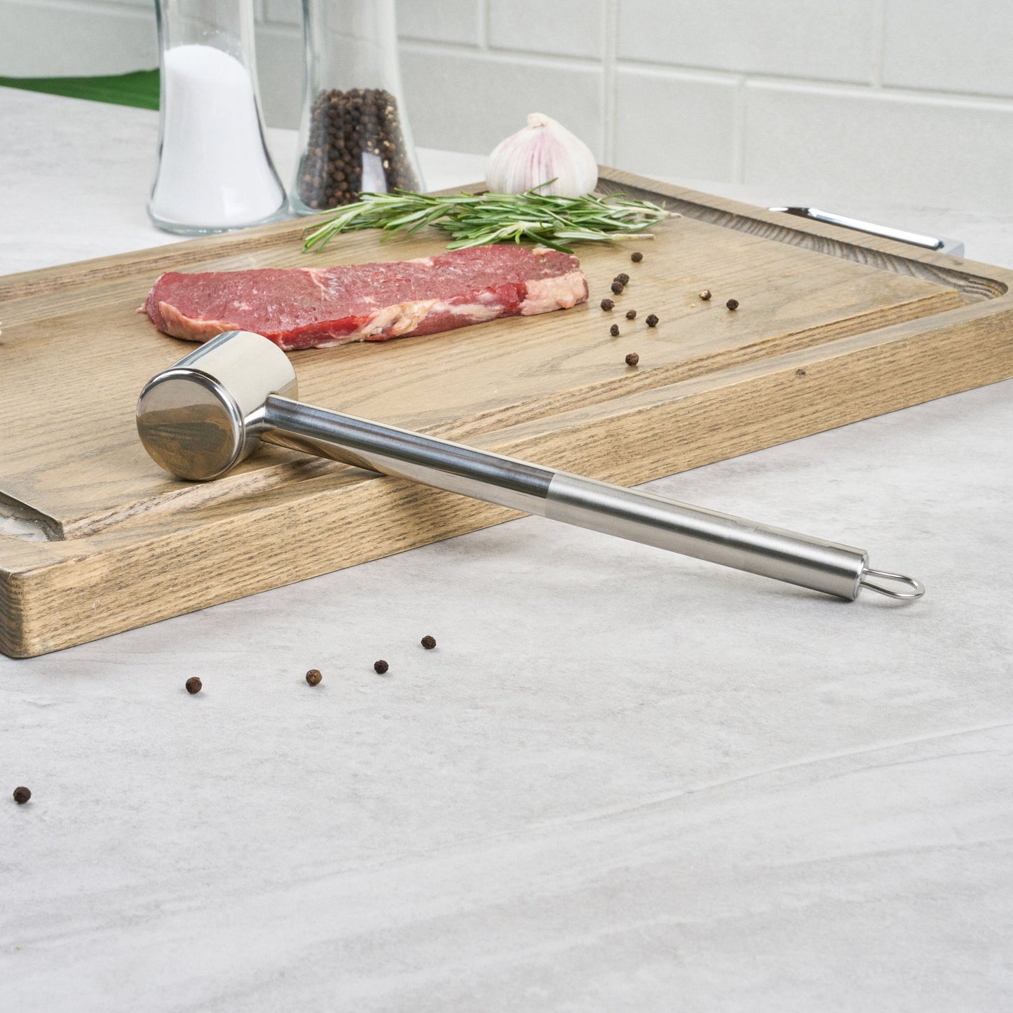 German Standard Stainless Steel Meat Tenderizer - 10'' - 1 count box