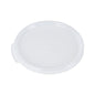 Met Lux Round Translucent Plastic Food Storage Container Lid - Fits 2 and 4 qt - 10 count box