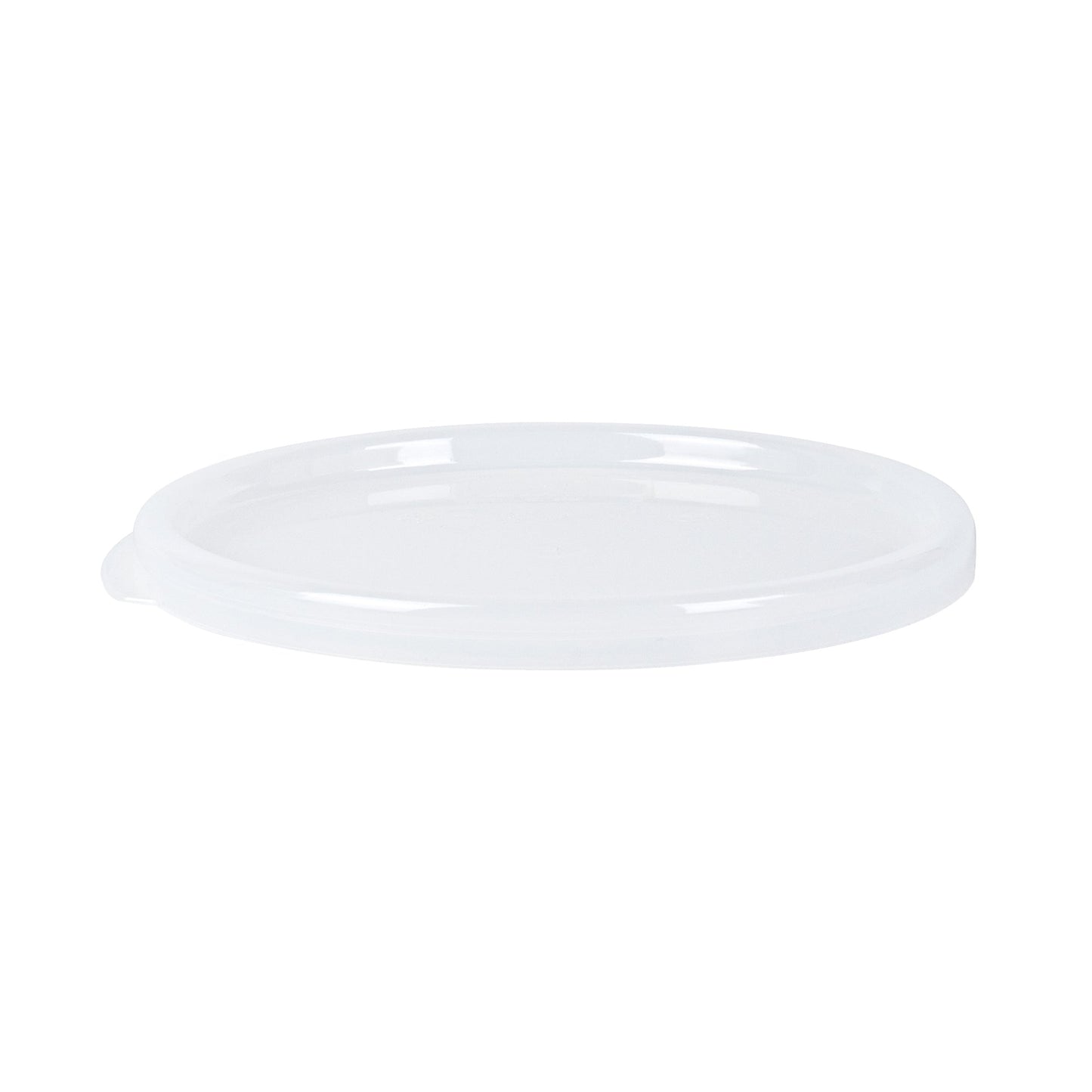 Met Lux Round Translucent Plastic Food Storage Container Lid - Fits 2 and 4 qt - 10 count box