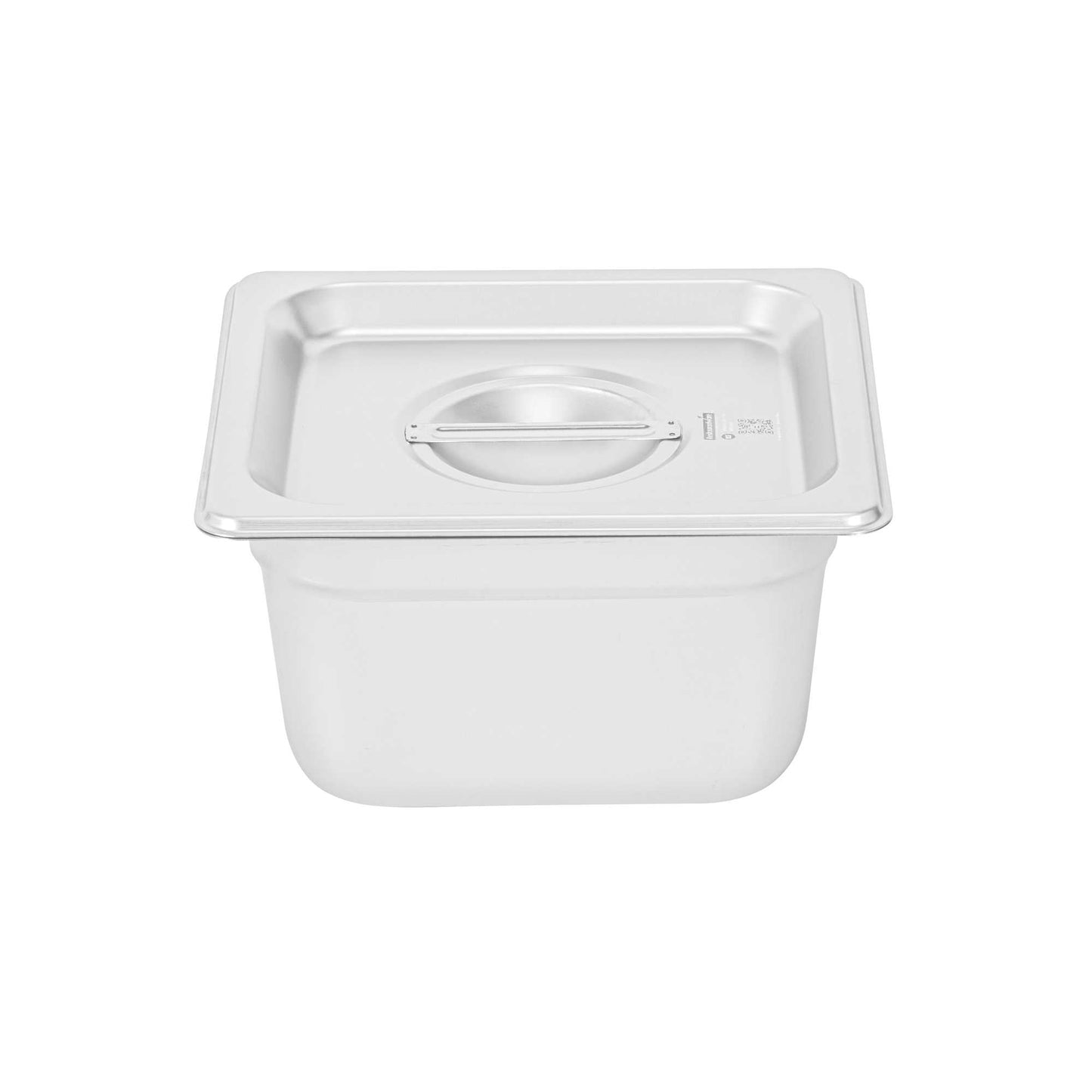 Kitchen Tek Stainless Steel Lid - Fits 1/6 Size Steam Table Pan - 1 count box