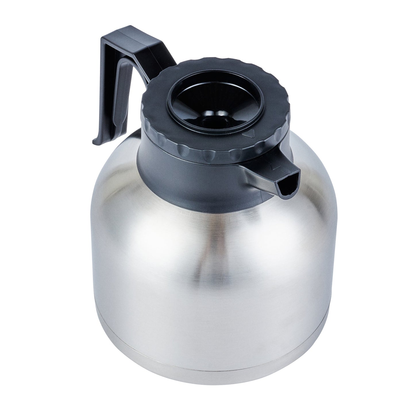 Restpresso 68 oz Insulated Coffee Carafe / Server - with Regular and Decaf Brew Thru Lids - 8 3/4" x 6 1/4" x 7" - 1 count box