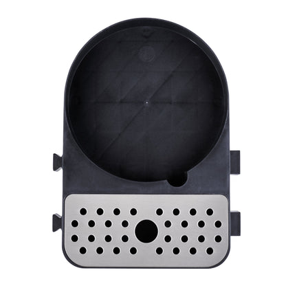 Restpresso Black Modular Airpot Rack - with Drip Tray - 1 count box