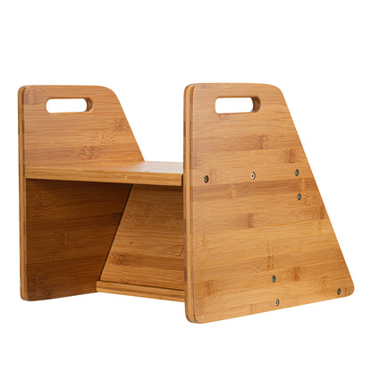 Met Lux Bamboo Cereal Dispenser Stand - Holds 2 Dispensers - 13 3/4" x 15 1/2" x 13" - 1 count box