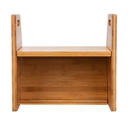 Met Lux Bamboo Cereal Dispenser Stand - Holds 2 Dispensers - 13 3/4" x 15 1/2" x 13" - 1 count box