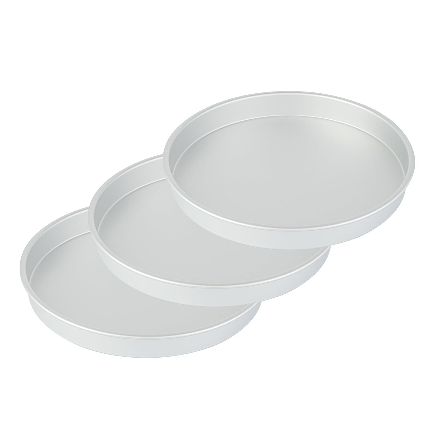 Met Lux Round Aluminum Straight-Sided Cake Pan - 16" x 16" x 2" - 1 count box