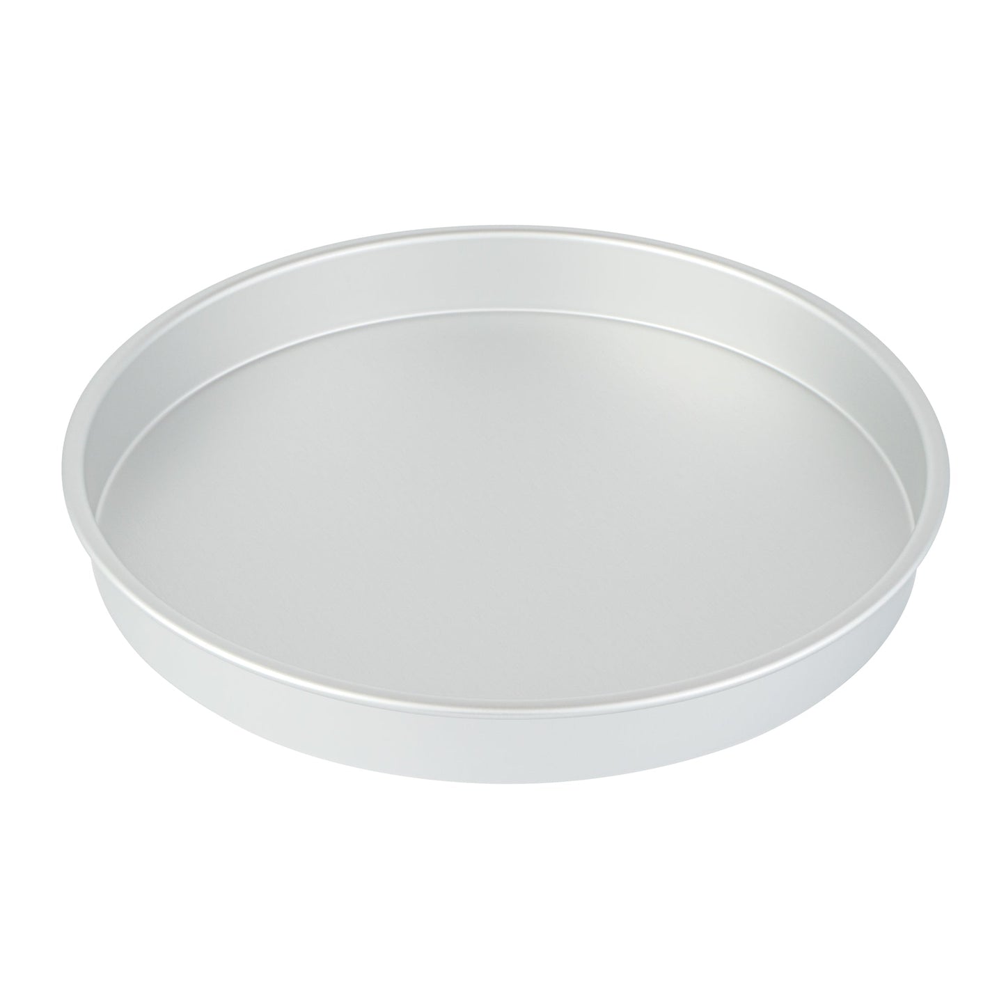Met Lux Round Aluminum Straight-Sided Cake Pan - 16" x 16" x 2" - 1 count box