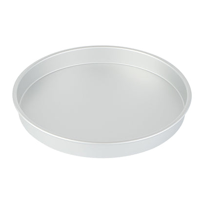 Met Lux Round Aluminum Straight-Sided Cake Pan - 16" x 16" x 2" - 1 count box