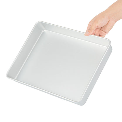 Met Lux Rectangle Aluminum Cake Pan - 13" x 9" x 2" - 1 count box