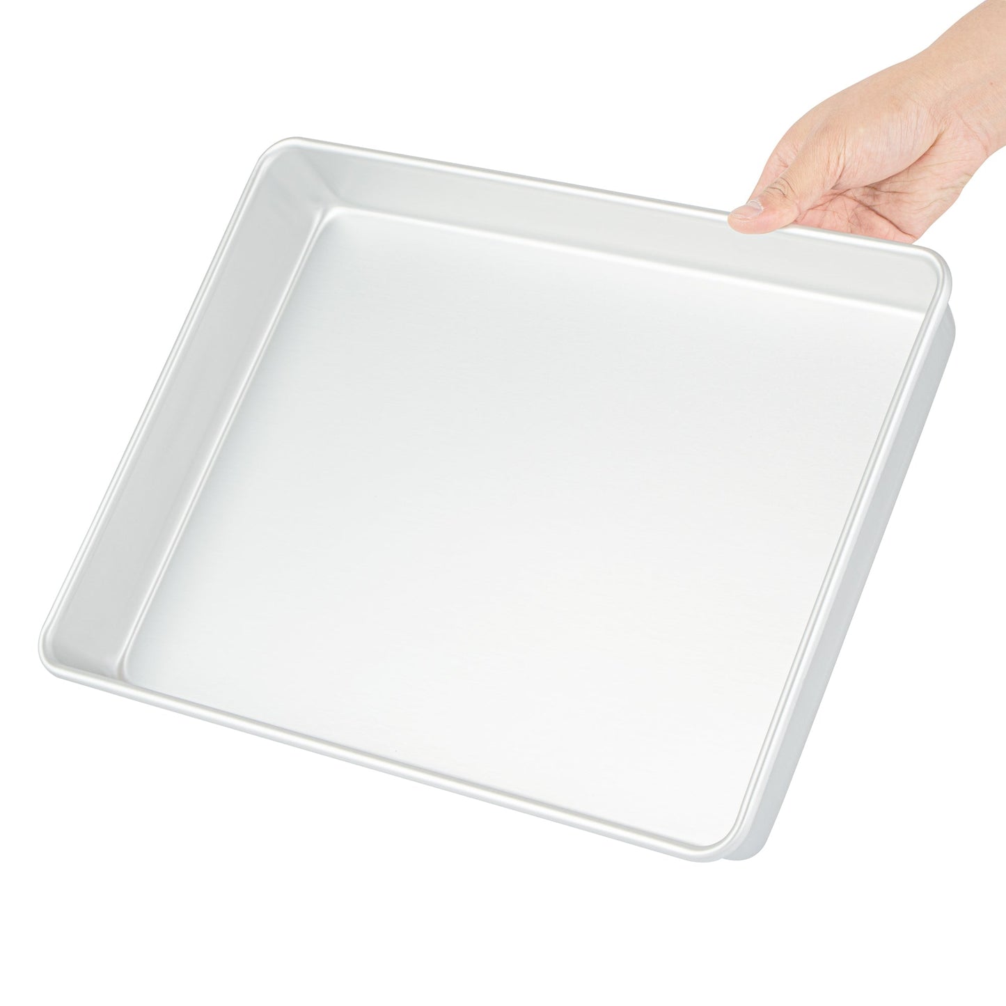 Met Lux Rectangle Aluminum Cake Pan - 15" x 12" x 2" - 12 count box