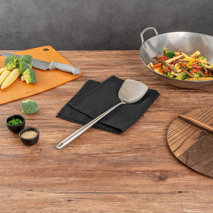 Motomori Stainless Steel Wok Spatula - 17'' - 1 count box