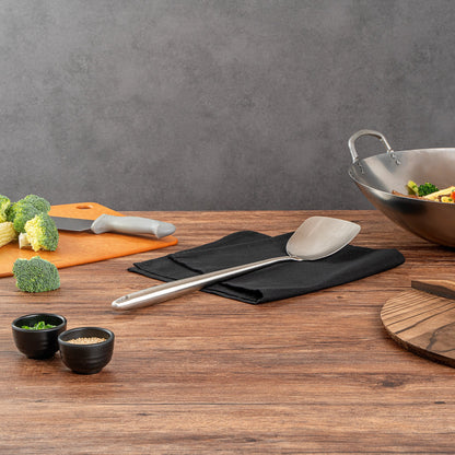 Motomori Stainless Steel Wok Spatula - 17'' - 1 count box