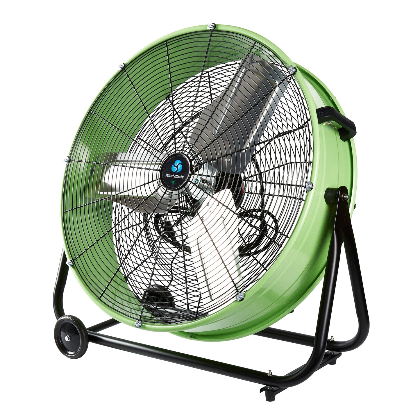 Wind Blade 2-Speed Portable Direct Drive Industrial Drum Fan - Tilt Head, 1/3 HP, 7,700 CFM - 24" - 1 count box