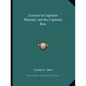 Lessons in Capitular Masonry and the Capitular Rite - Paperback